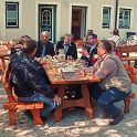 Erster Schluck beim Gugg 17
